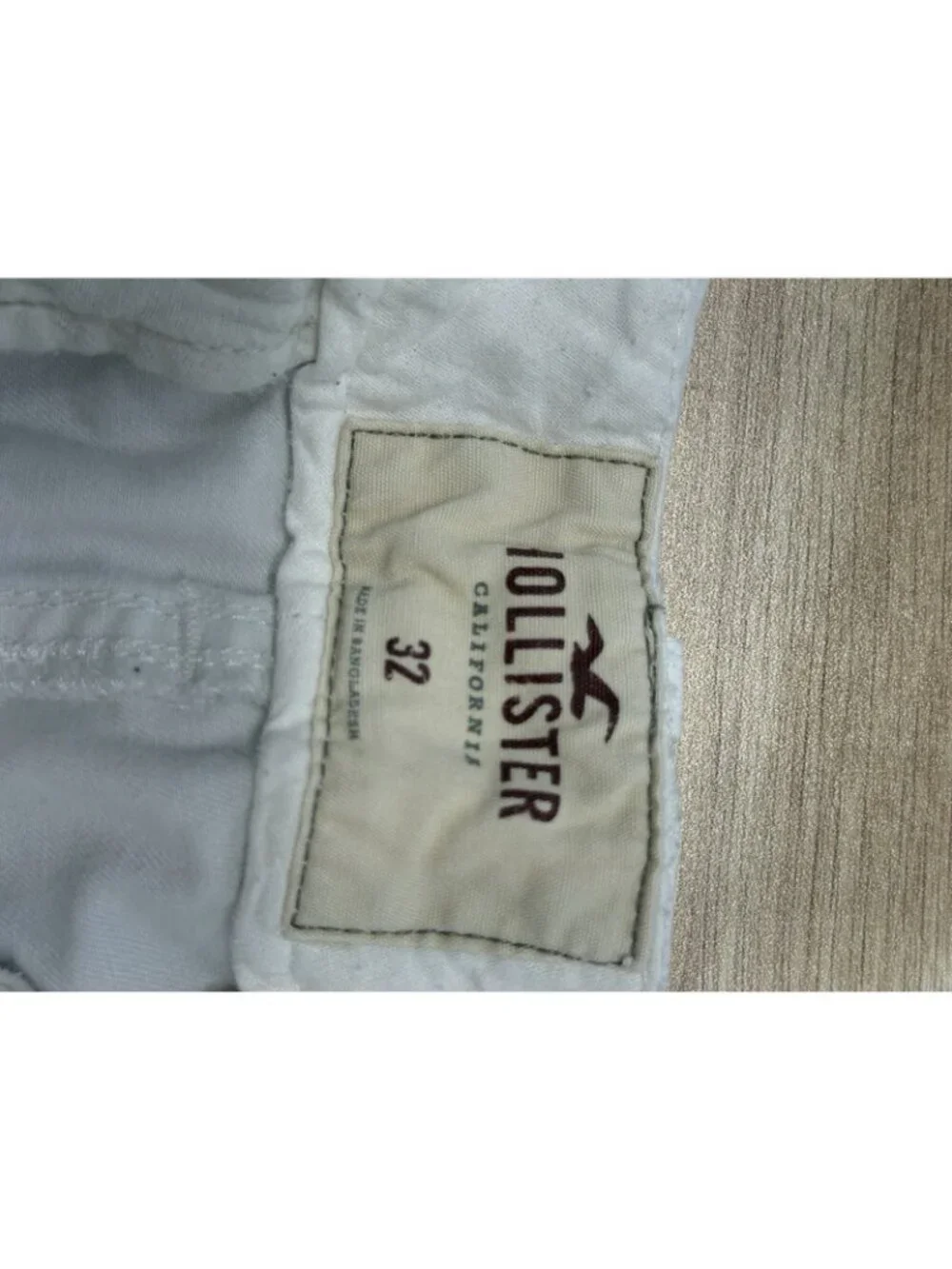 VTG Hollister Mens Chino Shorts Men’s  Size 32 Painter Surf Button Fly